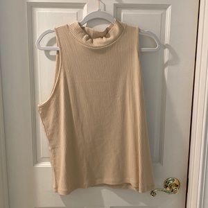 NWT Old Navy Beige Mock Neck Top
